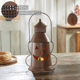 Tealight Holder Halloween Lantern - Bronze-Lange General Store
