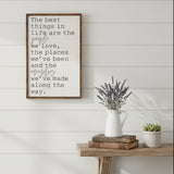 The Best Things in Life Rustic Wall Art Sign 18x12-Lange General Store