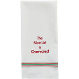 The Nice List is Over-rated Dishtowel-Lange General Store