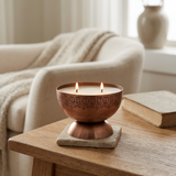Tranquility Bowl candle in an everyday farmhouse setting
