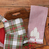 Tree Farm Ticking Stripe Dishtowel-Lange General Store