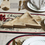 Tree-Shaped Natural Wooden Decorative Tray-Lange General Store