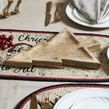 Tree-Shaped Natural Wooden Decorative Tray-Lange General Store