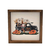 Trick or Treat Truck Halloween Sign 6x6-Lange General Store