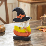 Trick or Treat Wooden Candy Corn-Lange General Store