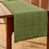 Tweed Sage Loden Green Table Runners