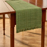 Tweed Sage Loden Green Table Runners
