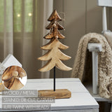 Two-Tone Natural Wooden Tree-Lange General Store