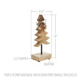 Two-Tone Natural Wooden Tree-Lange General Store