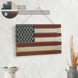 USA Flag Stacked Wall Hanging-Lange General Store
