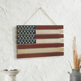 USA Flag Stacked Wall Hanging-Lange General Store