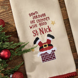 Up On The Housetop Dishtowels-Lange General Store