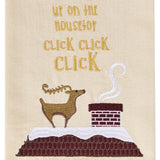 Up On The Housetop Dishtowels-Lange General Store