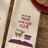 Up On The Housetop Dishtowels-Lange General Store