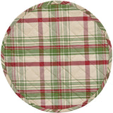Up On The Housetop Round Quilted Placemats-Lange General Store