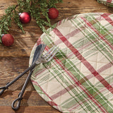 Up On The Housetop Round Quilted Placemats-Lange General Store