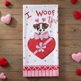 Valentine Woof You Terry Towel-Lange General Store