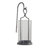 Vintage Iron Hook Hanging Pillar Candle Holders