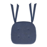 Vintage Indigo Blue Chambray Chair Pad-Lange General Store