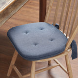 Vintage Indigo Blue Chambray Chair Pad-Lange General Store