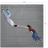 Waffle Weave Dark Gray Blanket-Lange General Store