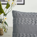 Waffle Weave Dark Gray Body Pillow Cover-Lange General Store
