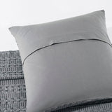 Waffle Weave Dark Gray Pillow Cover Set of 2-Lange General Store