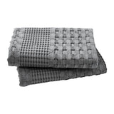 Waffle Weave Dark Gray Sham Set of 2-Lange General Store