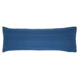 Waffle Weave Navy Blue Body Pillow Cover-Lange General Store