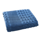 Waffle Weave Navy Blue Body Pillow Cover-Lange General Store