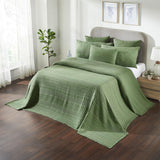 Waffle Weave Olive Green Blanket-Lange General Store