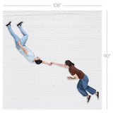 Waffle Weave White Blanket-Lange General Store