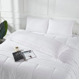 Waffle Weave White Body Pillow Cover-Lange General Store