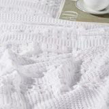 Waffle Weave White Sham Set of 2-Lange General Store