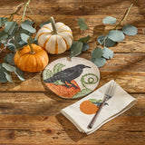 Watching Pumpkins Braided 8" Trivet Set of 3