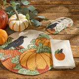 Watching Pumpkins Braided Coaster Set of 4
