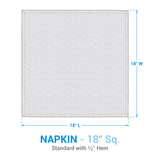 Water Blue Plaid Napkins-Lange General Store