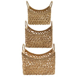 Water Hyacinth Basket Set of 3-Lange General Store