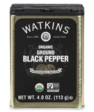 Watkins Organic Ground Black Pepper, 4 oz.-Lange General Store