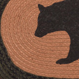 Wattsyn Bear Braided Oval Rug