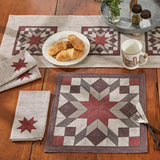 Weathered Barnboard Block Placemats-Lange General Store