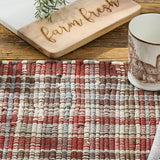 Weathered Barnboard Chindi Placemats-Lange General Store