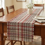 Weathered Barnboard Chindi Table Runner lifestyle image