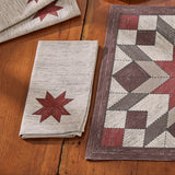 Weathered Barnboard Star Cloth Napkins-Lange General Store