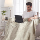 Waffle Weave Natural Throw-Lange General Store