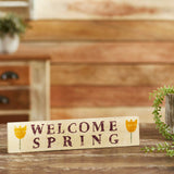 Welcome Spring Wooden Sign-Lange General Store