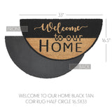 Welcome To Our Home Black Tan Door Mats-Lange General Store