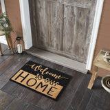 Welcome To Our Home Black Tan Door Mats-Lange General Store