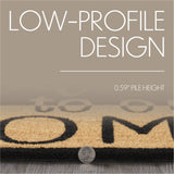 Welcome To Our Home Black Tan Door Mats-Lange General Store