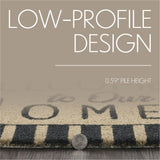 Welcome To Our Home Grey Stripes Door Mats-Lange General Store
